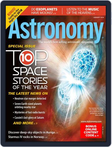 Astronomy January 1st, 2018 Digital Back Issue Cover