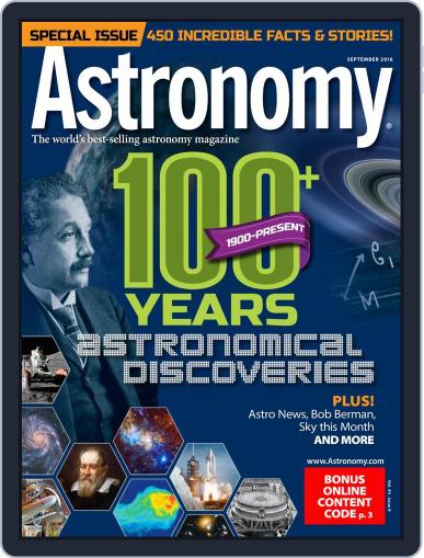 Astronomy September 1st, 2016 Digital Back Issue Cover