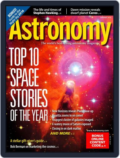 Astronomy January 1st, 2016 Digital Back Issue Cover