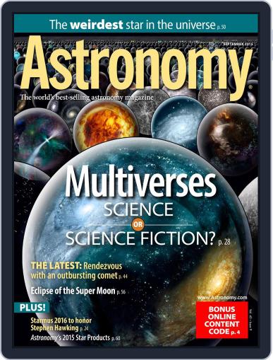 Astronomy September 1st, 2015 Digital Back Issue Cover