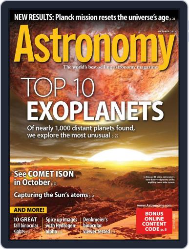 Astronomy October 1st, 2013 Digital Back Issue Cover
