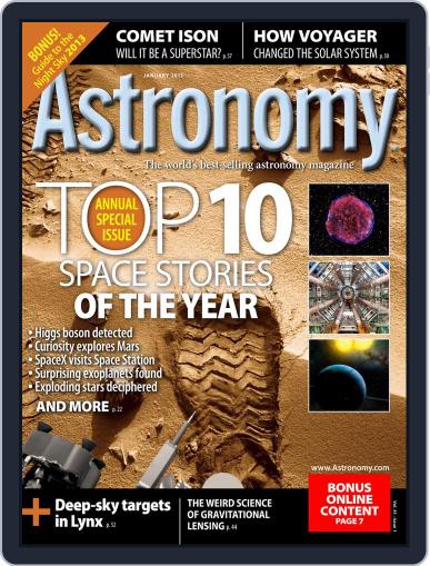 Astronomy January 1st, 2013 Digital Back Issue Cover