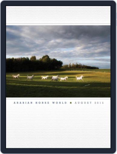 Arabian Horse World August 1st, 2015 Digital Back Issue Cover