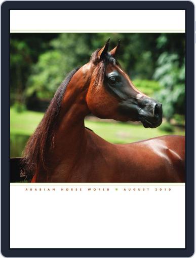 Arabian Horse World August 11th, 2010 Digital Back Issue Cover