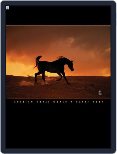 Arabian Horse World March 6th, 2009 Digital Back Issue Cover
