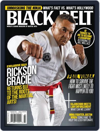 Black Belt February 1st, 2018 Digital Back Issue Cover