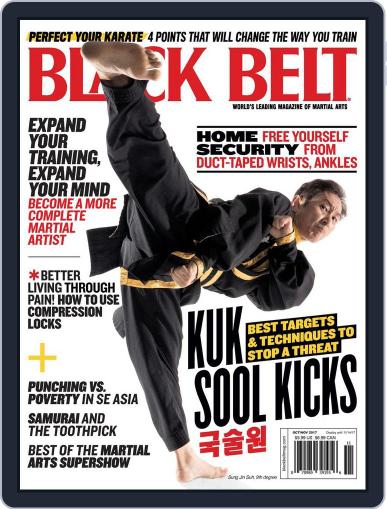 Black Belt October 1st, 2017 Digital Back Issue Cover