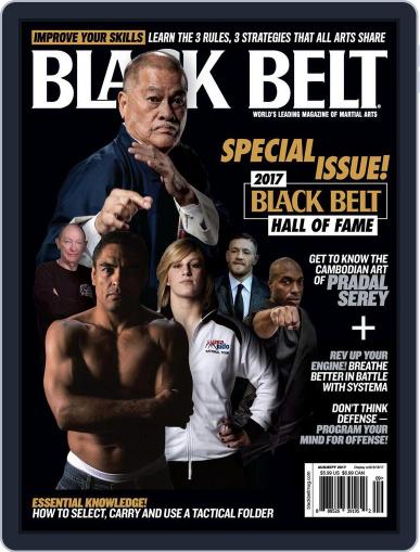 Black Belt August 1st, 2017 Digital Back Issue Cover