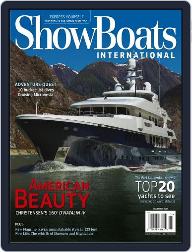 ShowBoats International October 21st, 2014 Digital Back Issue Cover