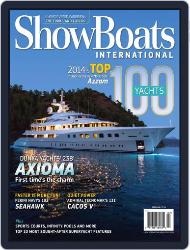 ShowBoats International January 24th, 2014 Digital Back Issue Cover