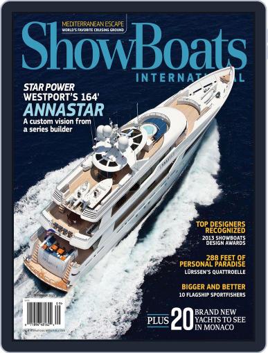 ShowBoats International August 20th, 2013 Digital Back Issue Cover