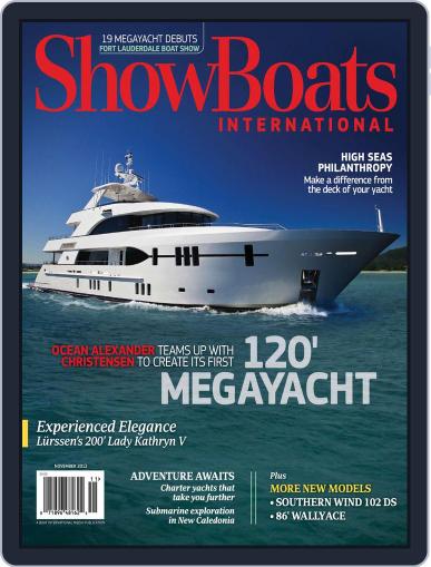 ShowBoats International October 26th, 2012 Digital Back Issue Cover
