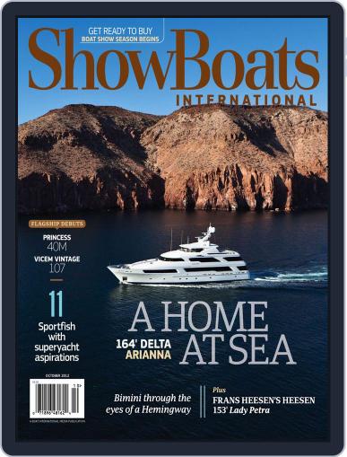 ShowBoats International September 21st, 2012 Digital Back Issue Cover