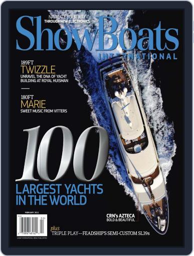 ShowBoats International January 25th, 2011 Digital Back Issue Cover