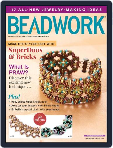 Beadwork August 1st, 2015 Digital Back Issue Cover