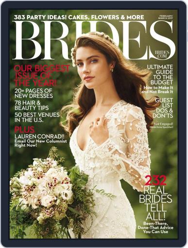 Brides February 1st, 2017 Digital Back Issue Cover