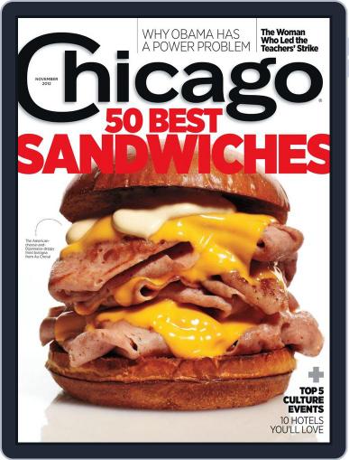 Chicago October 6th, 2012 Digital Back Issue Cover