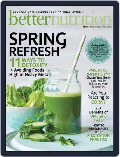 Better Nutrition March 1st, 2020 Digital Back Issue Cover