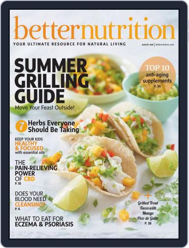 Better Nutrition August 1st, 2019 Digital Back Issue Cover