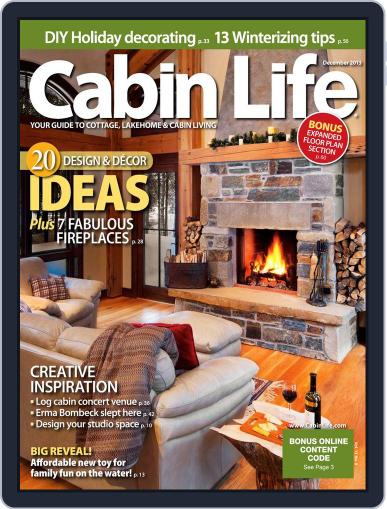 Cabin Life October 5th, 2013 Digital Back Issue Cover