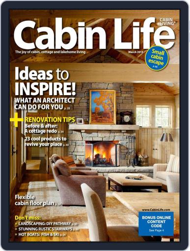 Cabin Life January 19th, 2013 Digital Back Issue Cover