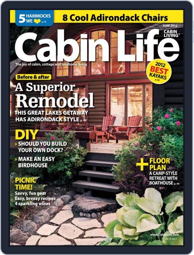 Cabin Life June 1st, 2012 Digital Back Issue Cover