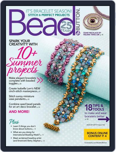 Bead&Button August 1st, 2019 Digital Back Issue Cover