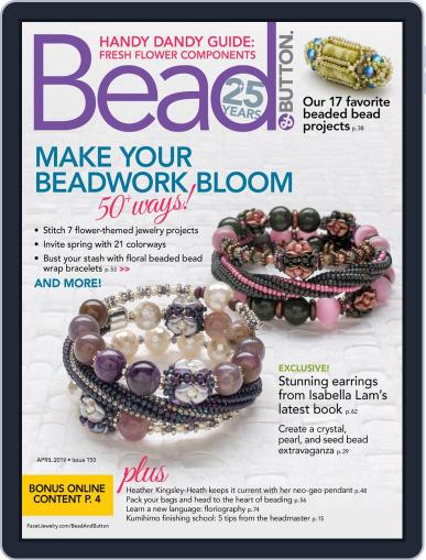 Bead&Button April 1st, 2019 Digital Back Issue Cover