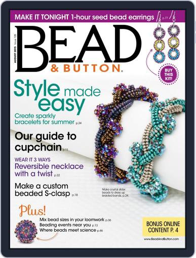 Bead&Button August 1st, 2015 Digital Back Issue Cover