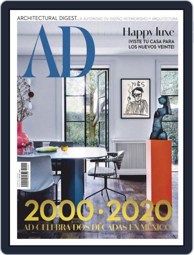 Architectural Digest Mexico January 1st, 2020 Digital Back Issue Cover