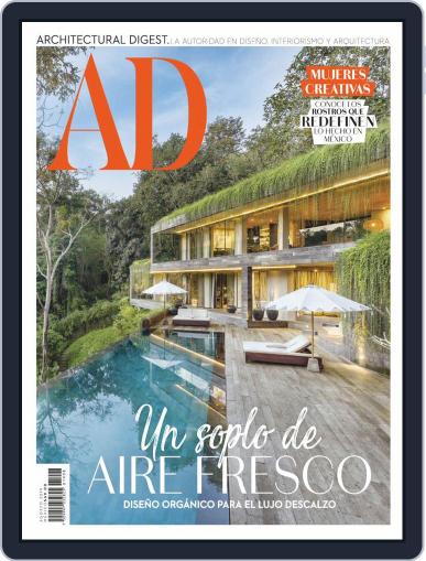 Architectural Digest Mexico August 1st, 2019 Digital Back Issue Cover