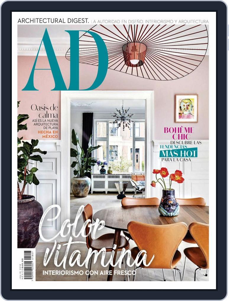 Architectural Digest Mexico (Digital) Subscription                    July 1st, 2018 Issue