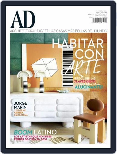 Architectural Digest Mexico February 1st, 2018 Digital Back Issue Cover