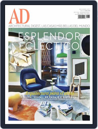 Architectural Digest Mexico November 1st, 2017 Digital Back Issue Cover