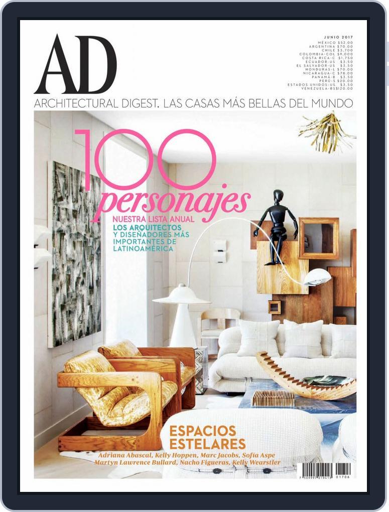 Architectural Digest Mexico (Digital) Subscription                    June 1st, 2017 Issue