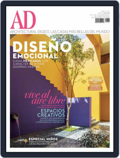 Architectural Digest Mexico April 1st, 2017 Digital Back Issue Cover