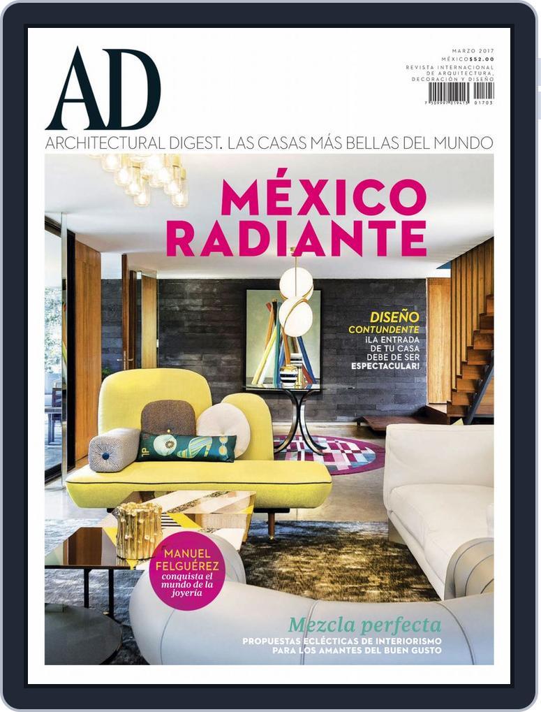 Architectural Digest Mexico (Digital) Subscription                    March 1st, 2017 Issue