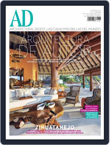 Architectural Digest Mexico February 1st, 2017 Digital Back Issue Cover