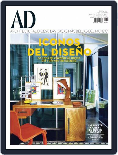 Architectural Digest Mexico January 1st, 2017 Digital Back Issue Cover