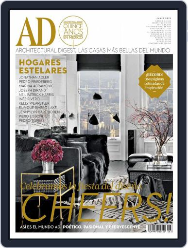 Architectural Digest Mexico June 2nd, 2015 Digital Back Issue Cover