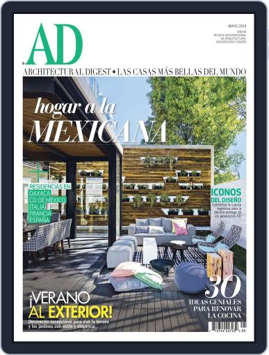 Architectural Digest Mexico May 1st, 2014 Digital Back Issue Cover