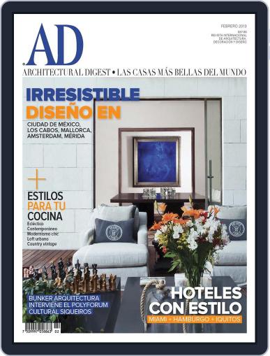 Architectural Digest Mexico February 1st, 2013 Digital Back Issue Cover