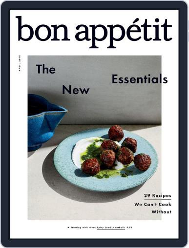 Bon Appetit April 1st, 2018 Digital Back Issue Cover