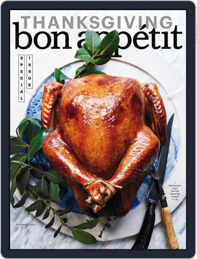 Bon Appetit November 1st, 2016 Digital Back Issue Cover