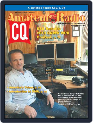 CQ Amateur Radio September 1st, 2019 Digital Back Issue Cover