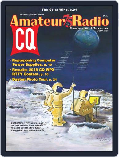 CQ Amateur Radio July 1st, 2019 Digital Back Issue Cover