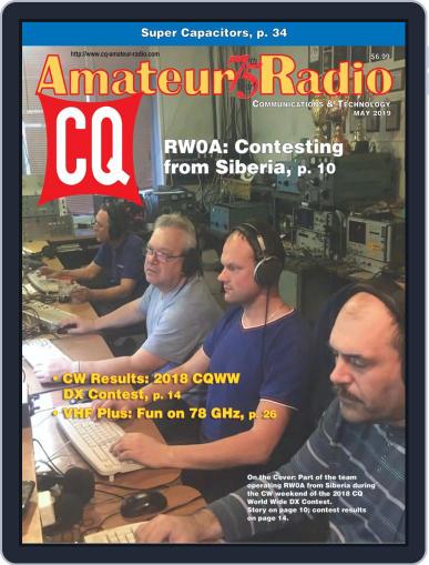 CQ Amateur Radio May 1st, 2019 Digital Back Issue Cover
