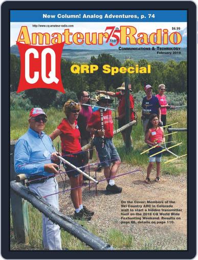 CQ Amateur Radio February 1st, 2019 Digital Back Issue Cover