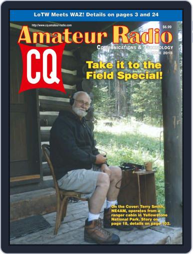 CQ Amateur Radio June 1st, 2018 Digital Back Issue Cover