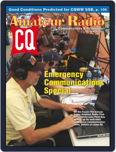 CQ Amateur Radio October 1st, 2017 Digital Back Issue Cover